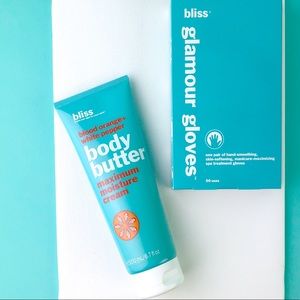 NIB Bliss Glamor Gloves & Body Butter Duo